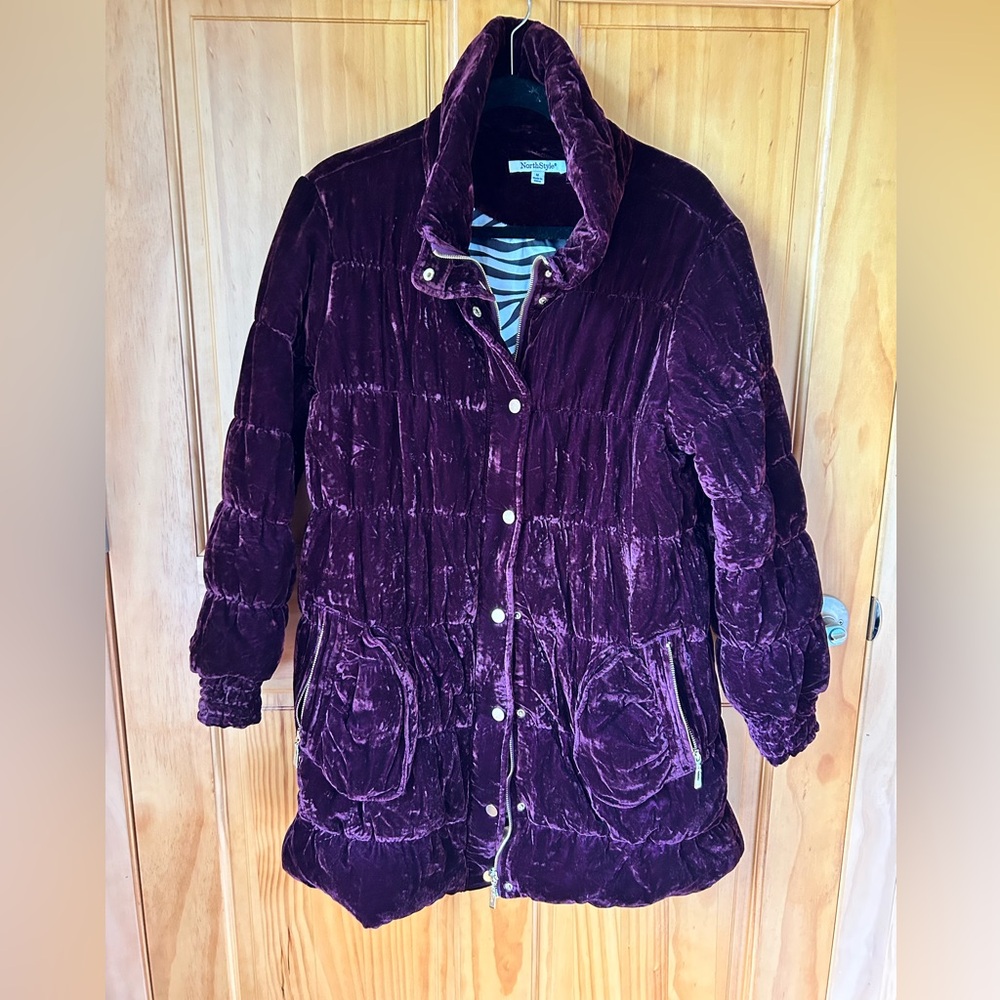 Velvet women jacket, north style brand, size L